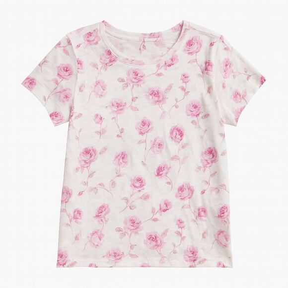 LoveShackFancy Girls Rose T-Shirt Size XS 4-5 - Picture 1 of 5